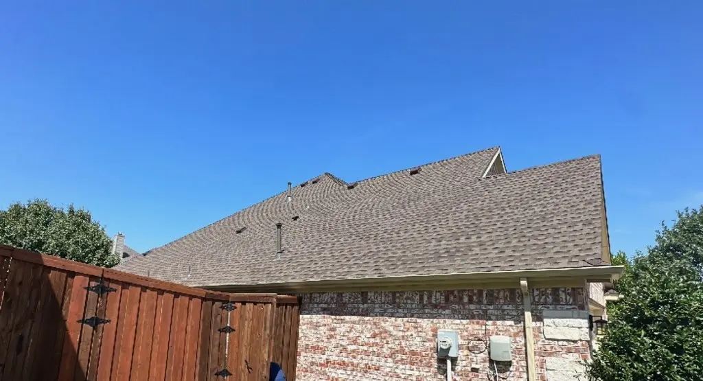Completed roof replacement project in Delphos